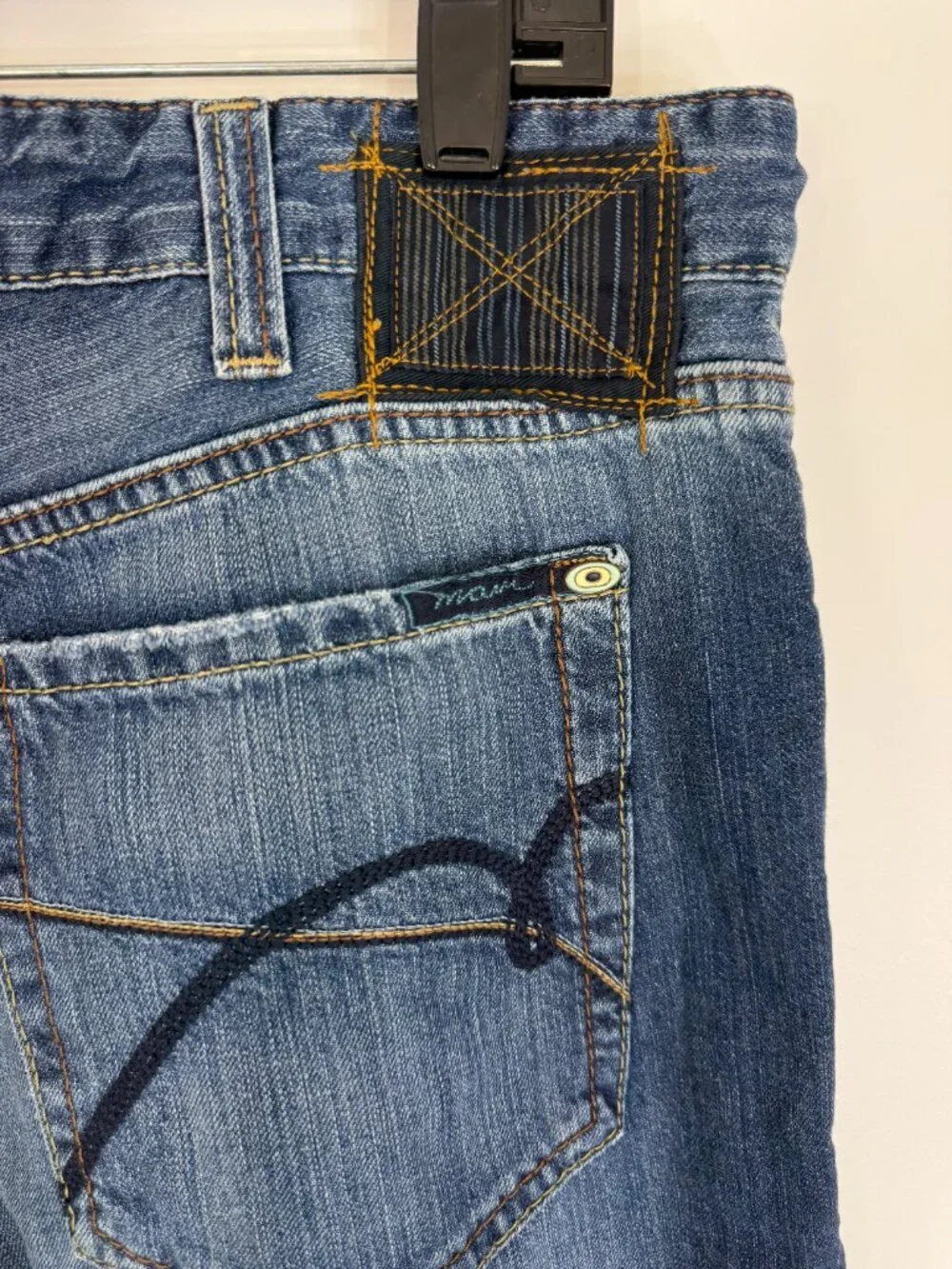 Vintage Mavi Marco Jeans Mens 38x36 Relaxed Straight Leg Blue Denim Y2K